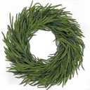 Briful 26'' Norfolk Pine Christmas Wreath for Front Door  Large Holiday Faux Wreath, Fake Pine Needles & Cedar, Winter Door Decoration, Outdoor & Indoor Xmas Wreaths, Farmhouse, Window & Wall