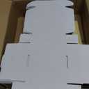 5x5x1.5 inch White Shipping Boxes 50 Pack, Small Corrugated Cardboard Mailer Boxes Bulk for Packaging Business Mailing GiftMini Mailer Boxes for Packaging Supplies Business Present