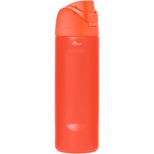 SipEasy Double Walled Insulated Water Bottle with Straw - 24 oz BPA Free Stainless Steel Water Bottle with Leak Proof Lid for Gym, Sports, Travel, and School, Keep Cold for 24H & Hot for 12H (DAZLING PINK)