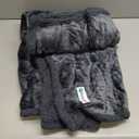 PetAmi Waterproof Dog Blanket for Medium Large Dog Puppy Cat Throw for Couch Cover Leakproof Protection, Sherpa Fleece, Reversible Soft Washable 60x40 Gray Gray