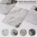 Marble Cutting Board for Kitchen, 128 Inch Stone Pastry Board | Marble Slab for Home Decor, Cheese Board, Bread Board