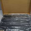 INGIORDAR Shoe Rack 4 Tier Long Storage Organizer Wide Metal Shoe Shelf for Closet Entryway Black