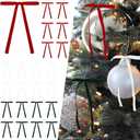 SIMISI RIBBON 24Pcs Christmas Velvet Ribbon Bows Decorations Xmas Ornaments Vintage Decor for Tree, Wreath, Garland (3/8'' Width, 5 * 7 inch)