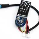 stio Scooter Dashboard Accessory Compatible with Segway Ninebot F20 F25 F30 F40 F60 D18 D28 D38 Kickscooter,Motherboard Display Panel Circuit Board Replacement Instrument Original Accessories