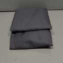 Chyhomenyc Dark Grey Curtains 45 Inch Length 2 Panels, Faux Linen Textured Semi Sheer Light Filtering Soft Airy Rod Pocket Window Treatment Drapes for Living Room Bedroom, Each 30" Wx45 L