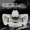 cciyu Rear Left & Right Brake Calipers Assembly w/Bracket 19-B2067A 19-B2066A For Saab For 9-2X 2005-2006,For Subaru For Forester 2004-2008,For Subaru For Impreza 2004-2007