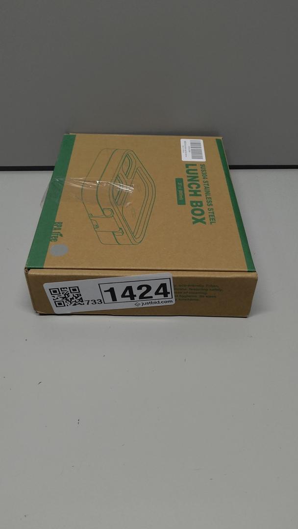 HOMEKOL Stainless Steel Lunch Box, 3 Compartments Metal Bento Box for Kids Adults, LeakProof Lunch Box for School Office, Dishwasher Safe, BPAFree, Tritan Lid, Grey