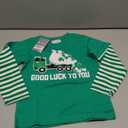 Boys St Patricks Day Shirt Toddler Kids Long Sleeve T-Shirt Clover Shamrock Irish Green Tee Tops Holiday Clothes Size 3-4T
