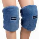 Knee Heating Pad for Arthritis Relief, 2PCS Washable Microwave Heated Knee Wraps Warmers for Pain Relief, Joint Stiffness, Cold Weather Comfort, Gift for Women, Men