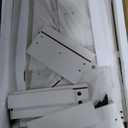 CHARMAID Vanity Desk with Mirror and Lights, White Makeup Vanity Desk with 5 Drawers, 4 Cabinet & 3 Shelves, Charging Station, 3 Color Lighting Modes, Vanity Dressing Table for Bedroom