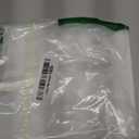 PigPotParty Cellophane Treat Bags 7"x10", 50 Pack Clear Goodie Bags, Bottom Gusset for Stand-Up Display, Small Plastic Gift Wrap for Cookies, Candy, Party Favors, Popcorn, Includes 50 Gold Ties