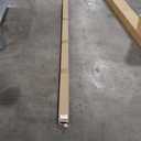 8FT Rectangular Cable Railing Handrail, Black Stainless Steel Handrail with Nylon End Caps for Deck Stair Railing System, 8' Flat Top Cuttable Deck Cable Rail Post System, RG01-H