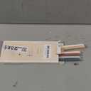 Nightingale Reusable Silicone Straws - Bendy Drinking Straw with Cleaning Brush - Collapsible and Bendable Travel Straw for Kids - Dishwasher Safe, Food-Safe - Set of 6 (Oak Multi)