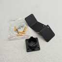 EVSE EV PHEV Charger Plug Angle Nozzle Dock Holster Holder for SAE J1772 Electric Vehicle with Cable Organizer Hook Screws (Light Type)