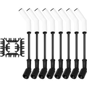 8pcs Ls Spark Plug Wire Set, 9070C Ceramic Spark Plug Wire with Extreme 9000 Ceramic Boot Compatible with LS Terminals LS3 LS4 LS7 LT Engines