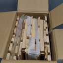 Wood Potato Onion Storage Bins - Wooden Stackable Produce Basket - Fruit Vegetable Storage for Kitchen Pantry Organization, Set 3 Pieces (Natural)