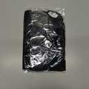 Women's Long Sleeve Mesh Tops See Through Sheer Tee Shirts Mock Neck Floral Embroidery Tops for Layering (Black, M)