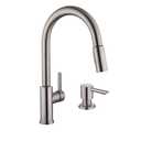 Glacier Bay Paulina 1-Handle Pull-Down Sprayer Kitchen Faucet in Stainless Steel