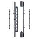 Toddleroo by North States Superyard Wall Mount Kit, Made in USA: Compatible with Superyard Classic, Colorplay, or Indoor/Outdoor 6-Panel Play Yard. Hardware kit to create extra wide barrier , Gray