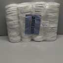 100 Pack Paper Soup Containers with Lids, 8 Oz Heavy Duty White Kraft Paper Bowls, Disposable Ice Cream Cups for Yogurt, Cold and Hot Foods