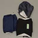 Wegreeco Washable Male Dog Belly Band - Pack of 3 - Washable Male Dog Belly Wrap, Small Doggie Dog Diapers Male for Doggy Puppy (Black, Charcoal, Navy, Small)