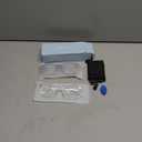 Blue Light Blocking Glasses - Fashion Square Eyeglasses, Anti UV Ray Computer Gaming Glasses Blue Blockers for Women/Men (*Black & Transparent)