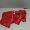 Cloth Napkins Set of 8  Square Jacquard Floral Flowers Fabric Polyester Washable Reusable for Kitchen Dinner Dining Restaurants Wedding Party Banquet Table(Dark Red/17x17 Inch)