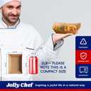 JOLLY CHEF 2lb Paper Food Trays, 100 Pack Disposable Paper Boat, Serving Boats, Food Holder Trays for Snacks French Fries Nachos Hot Dog Tacos BBQ Party