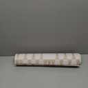 Tempaper Beige Textured Faux Grasscloth Geo Removable Peel and Stick Wallpaper, 20.5 in X 16.5 ft, Made in The USA, Jute