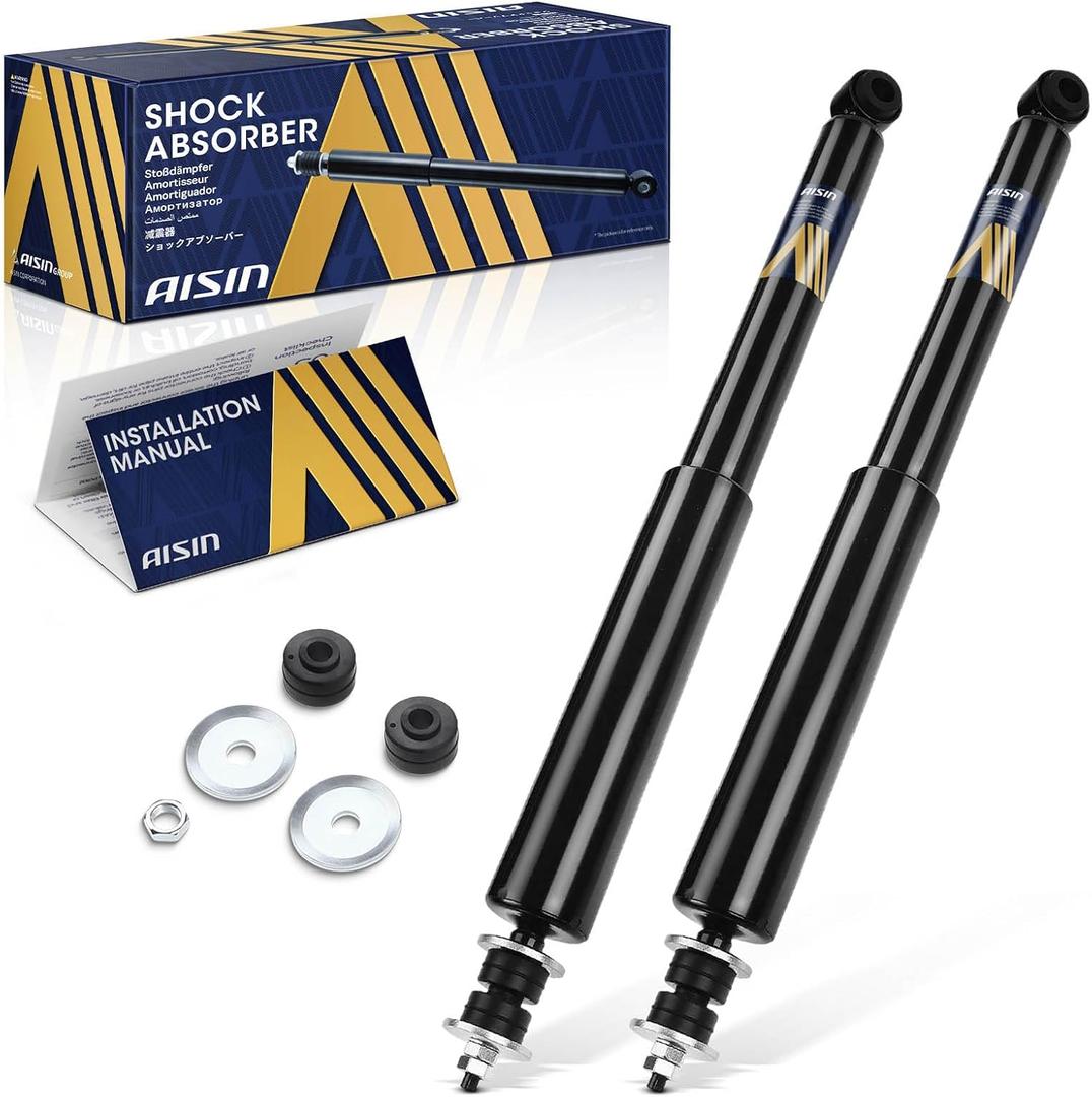 AISIN AFTERMARKET SABAZ-00222 Rear Struts Shock Absorbers - Compatible with Chevy Camaro 1967-1969, Ford Crown Victoria 1992-2002, AMC AMX 1968-1970, American 1958-1968, Javelin 1968-1974 - Set of 2