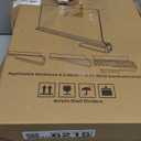 CY craft Acrylic Shelf Dividers for Closets, Wood Shelf Dividers, 4 PCS Clear Shelf Separators, Perfect for Clothes Organizer and Bedroom Kitchen Cabinets Shelf Storage and Organization