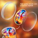 CHURYUML Born from The Flames 10 Year Sobriety Coin - Affirmation Ten Year Sober Chip, Empowering Sobriety Gifts for Women Inspirational AA Coins Recovery Medallions Alcoholics Anonymous Token