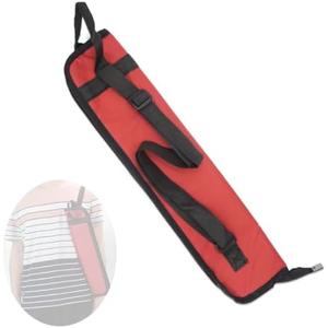 Cheerock Drum Stick Bag - Portable Drumstick Holder with Hooks for Hanging, Storage Case for Drum Set Mallets and Percussion Accessories