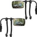 Mirror Extenders For Towing, Universal Clip-on Towing Mirrors 360 Degree Adjustable Extension Mirrors for Car Towing Trailer Truck RV SUV, 2pcs