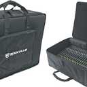 Rockville MBP2620 26"x20" Pro Mixer Bag, Rugged Design, Padded Dividers, Water Resistant, Comfort Straps, Perfect for Mixers and DJ Equipment