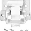 Compatible 3104653.005 3310811.009M RV Camper Trailer Bottom Mounting Bracket V/Camper/Trailer - A&E/ Awning Arm Lower Mounting Foot White Combination