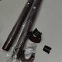 Closet Rod - Closet Rods for Hanging Clothes, 17 to 38 inch Adjustable Closet Hanging Rod, Heavy Duty Clothes Rod Clothing Bar, Closet Poles for Hanging Clothes for Wardrobes, Shower Curtain