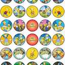 30 x Edible Cupcake Toppers Themed of Family Fun Collection of Edible Cake Decorations | Uncut Edible on Icing Sheet