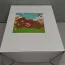 AerWo 8FT Valentines Inflatables Lying Bear, LED Lighted Romantic Valentines Day Inflatables Outdoor Decorations, Valentines Day Blow Up Decorations for Roof Garden Yard Lawn