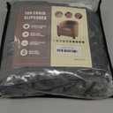 OKYUK Tub Chair Slipcover, 1 Piece Velvet Club Chair Slipcover Soft Short Plush Bucket Chair Cover High Stretch Barrel Chair Covers Armchair Slipcover Machine Washable for Living Room Club Cafe (Cement Grey)