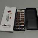 ohora Semi Cured Gel Nail Strips (N Brown Sugar) - Brown, Marble, Works with Any UV/LED Lamps, Salon-Quality, Long Lasting, Easy to Apply & Remove - Includes 2 Prep Pads, Nail File & Wooden Stick