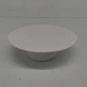 Wedding Cake Stand, White Cake Stand for Smaller Than 10 Inch Cakes, Christmas Porcelain Cake Plate for Party, Baby Shower, Birthday, Home Decorating Stand