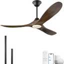 42 Inch Small Propeller Smart Ceiling Fan with Lights and Remote
