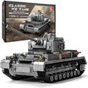 DAHONPA Panzer- Tank Army Building Block(1328 PCS),WW2 Military Historical Collection Model with Soldier Figures, Toys Gifts for Kid and Adult
