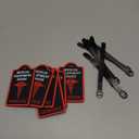 6-Pack Medical Equipment Luggage Tags with Detachable Info Card Medical Alert Tag for Travel Suitcases & Backpacks