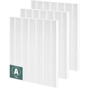 3 Pack 115115 HEPA Replacement Filter A Size 21 Compatible with Winix PlasmaWave Air Purifier C535 5300 5300-2 5500 5500-2 6300 6300-2 P300 AM90 9000 5000 5000B C909 9800 by Funmit