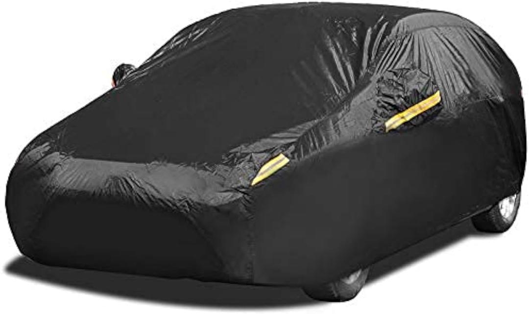 UV Protection Car Cover Windproof Dustproof Scratch Resistant Outdoor Universal Full Car Covers for Hatchback (B6-Fit Hatchback-Length Up to 173 inch)