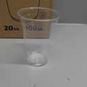 Freshware Clear Plastic Cups [100 Pack - 20 oz] Disposable Cups for Iced Coffee, Smoothie, Milkshake, Cold Drinks