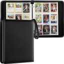  9 Pocket Trading Card Binder,  Double-Sided with Zipper,  Ideal for MTG, TCG, Yu-Gi-Oh!, and Sports Cards