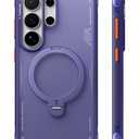 TORRAS Ostand Q3 Air for Samsung Galaxy S26 Ultra Case with 360 Magnetic Stand, Fit for MagSafe, Airbag Cushion, Mil-Grade Drop Tested, Shockproof Phone Case for S26 Ultra 6.9", Violet Surge